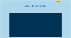 Desktop Screenshot of daretodreamtheatre.com